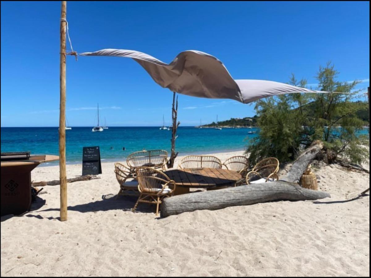 Les Lodges De La Plage U Dragulinu 사리 솔렌자라 외부 사진