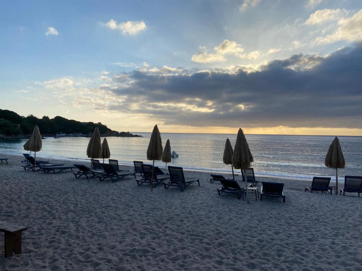 Les Lodges De La Plage U Dragulinu 사리 솔렌자라 외부 사진