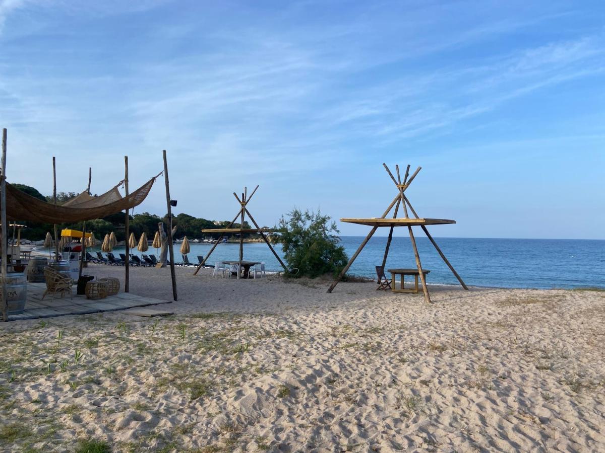Les Lodges De La Plage U Dragulinu 사리 솔렌자라 외부 사진